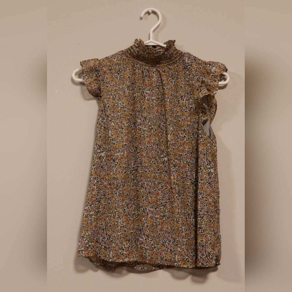 🎈2 for $15!🎈Banana Republic Floral Blouse - Picture 1 of 5